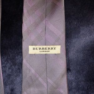 Purple Burberry Tie